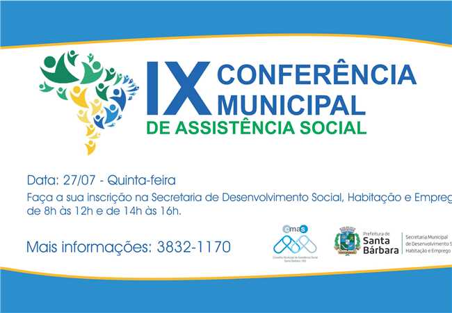 IX Conferência de Assistência Social - 2017